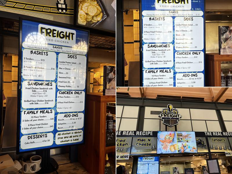 Freight Fried Chicken Menu