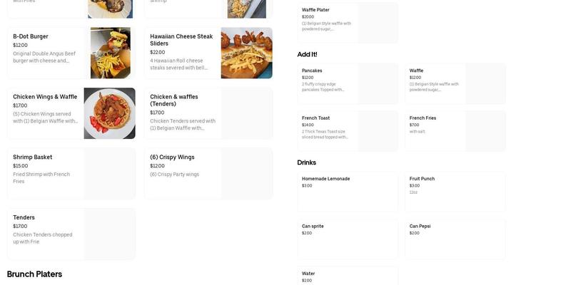 FarRockaway Brunch Truck Menu