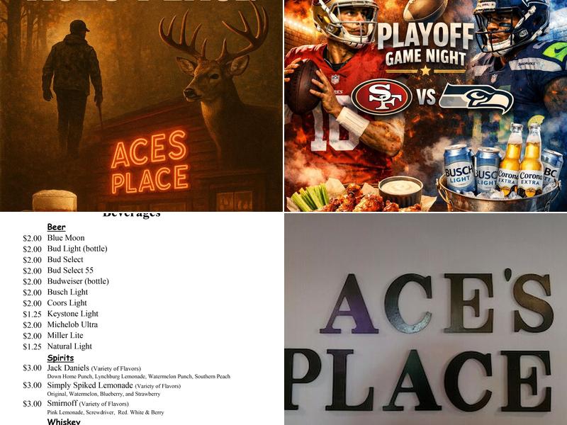 Ace's Place 10793 Old Macomb Rd, Rushville