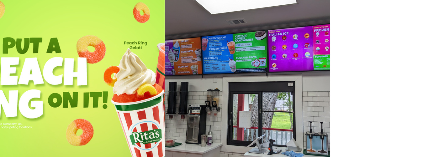 Rita's Italian Ice & Frozen Custard Menu