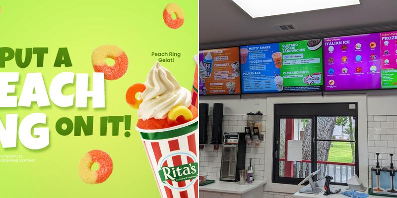 Rita's Italian Ice & Frozen Custard Menu