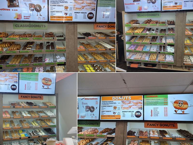 Mr. Maple Donuts Menu