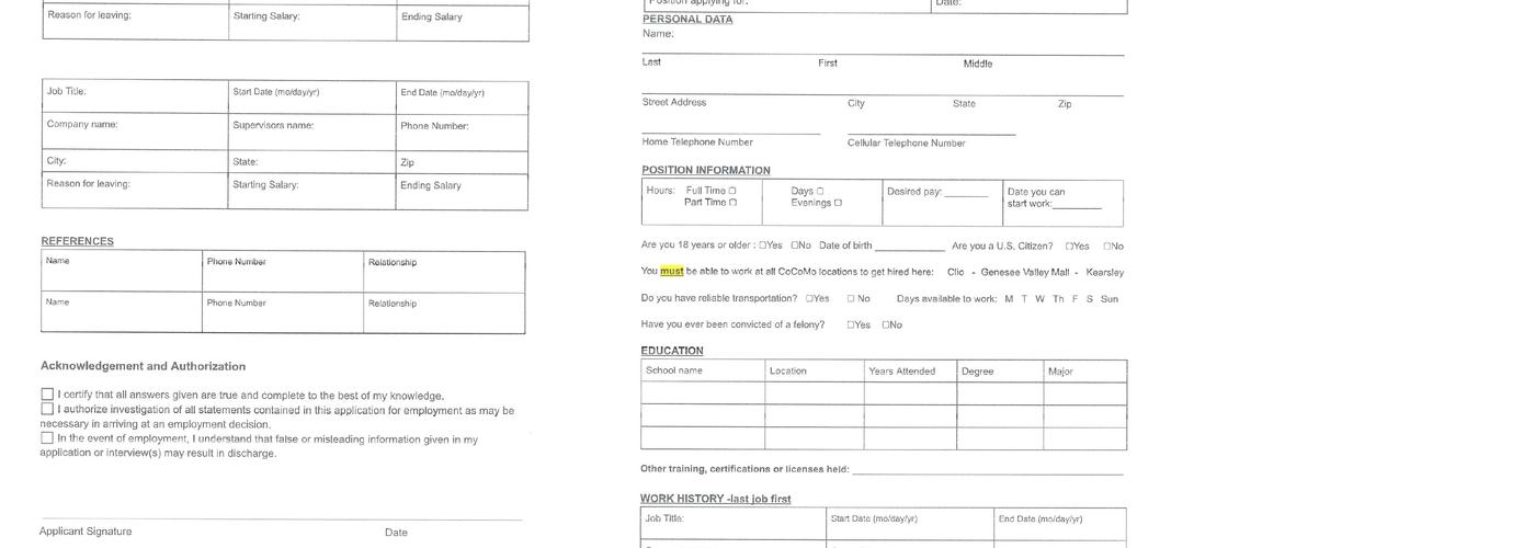 CoCoMo Bubble Tea Kearsley Menu