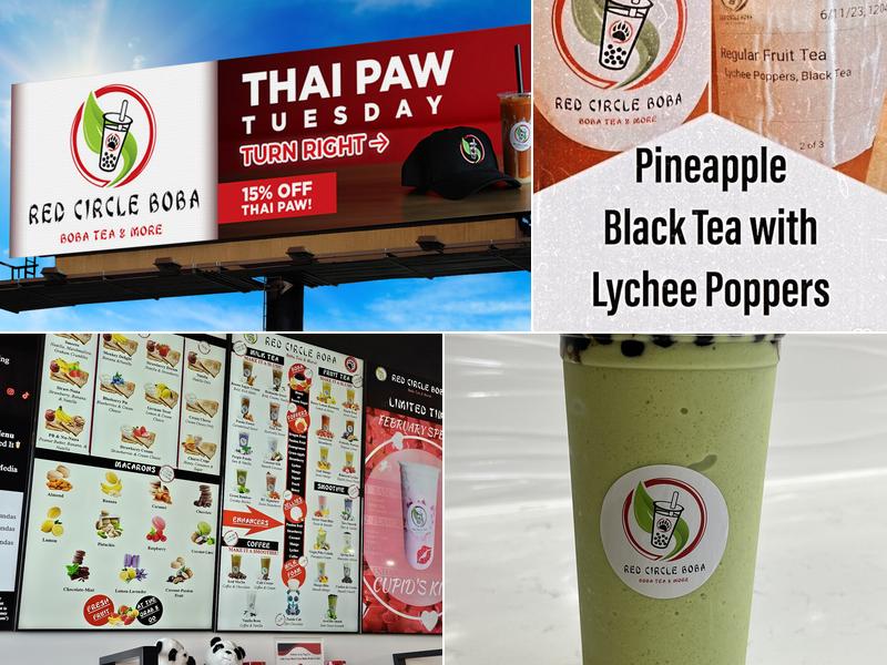 Red Circle Boba - Converse Menu