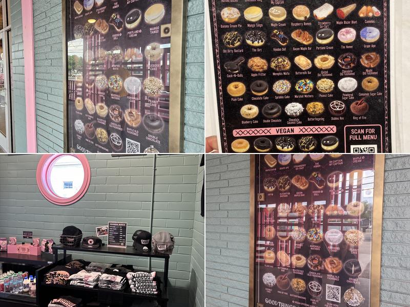 Voodoo Doughnut Menu