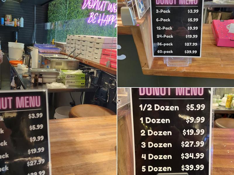 The Mini Donut Company Menu