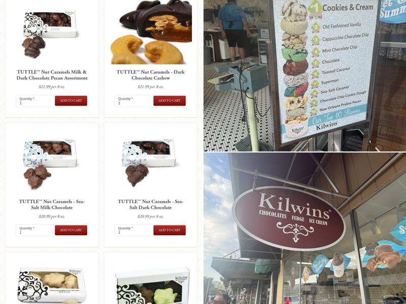 Kilwins Waynesville Menu