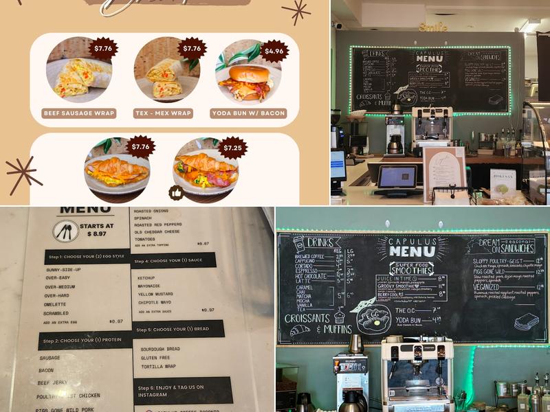 Capulus Coffee House Menu