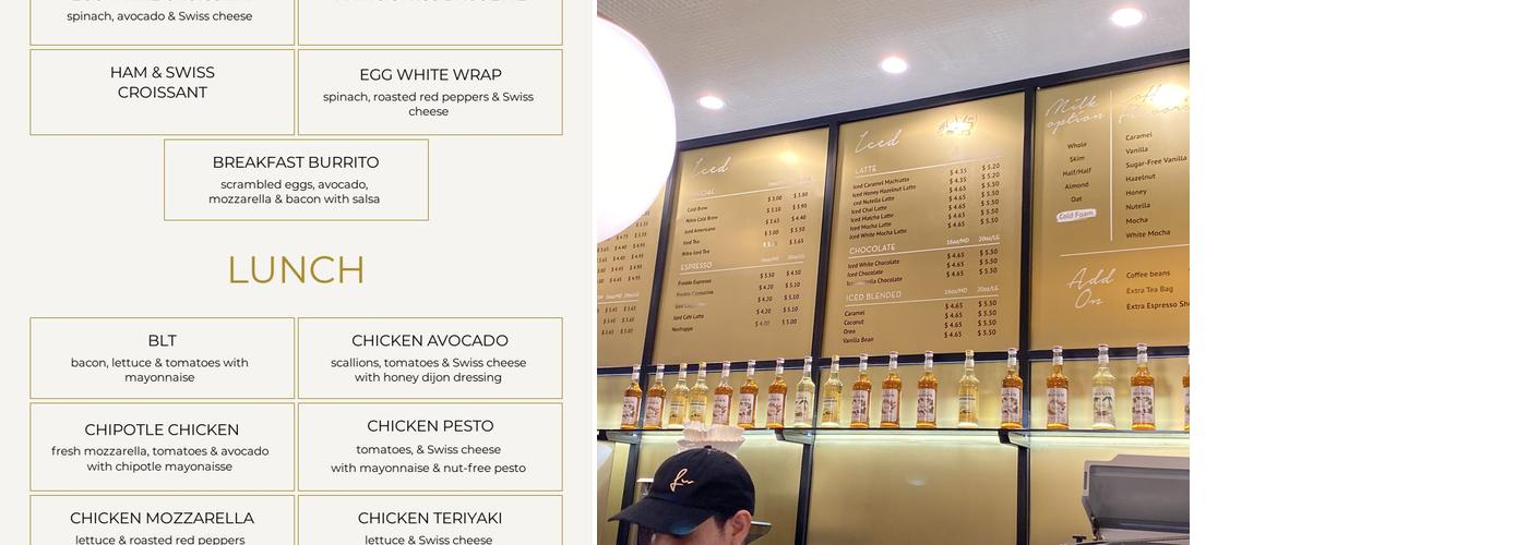 The French Workshop Menu