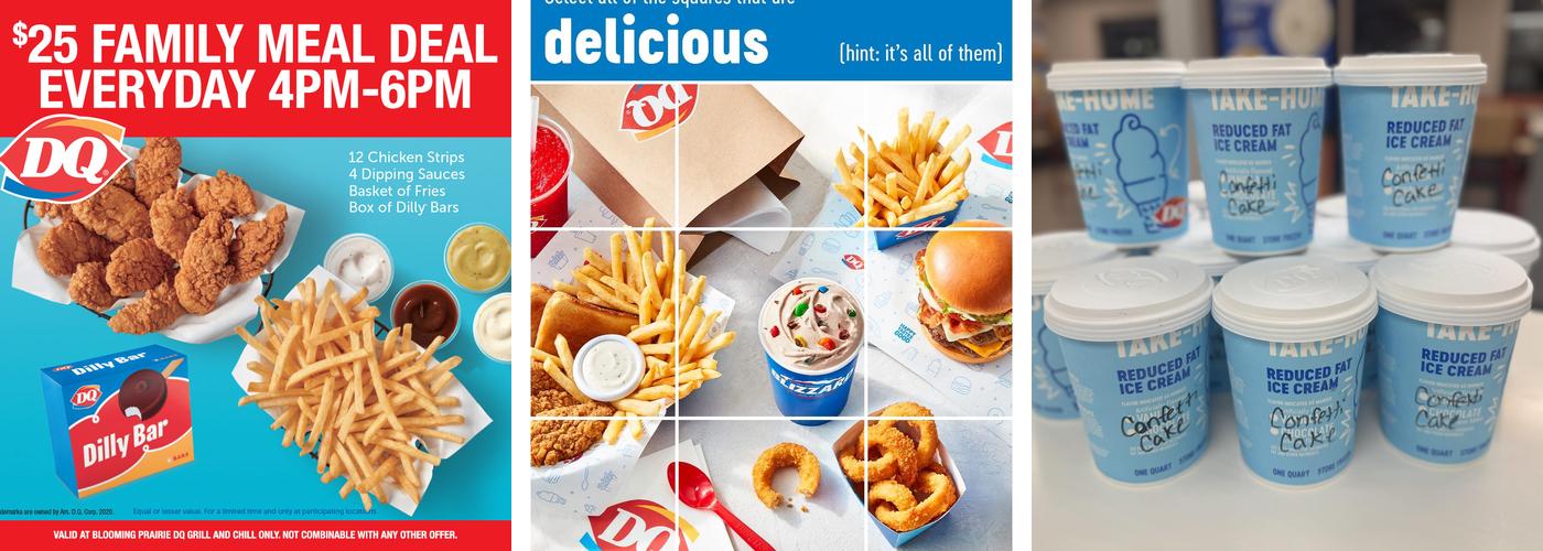 Dairy Queen Menu