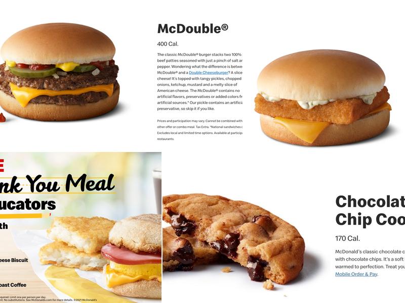 McDonald's Menu