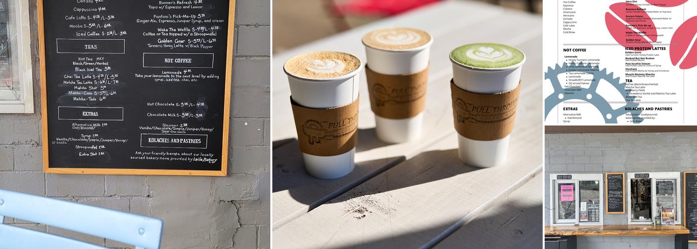 Pull Through Coffee Bar Menu