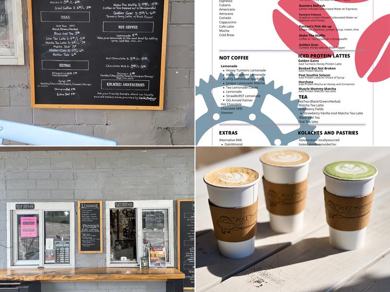 Pull Through Coffee Bar Menu