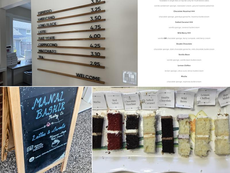 Manal Bashir Pastry Co. Menu