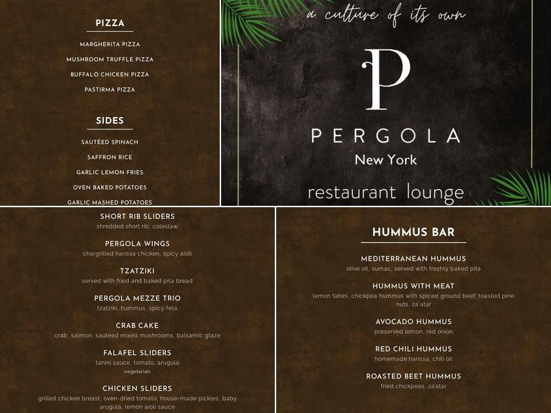 Pergola Menu