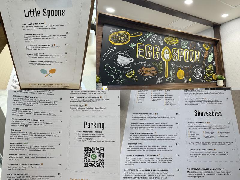 Egg & Spoon Menu