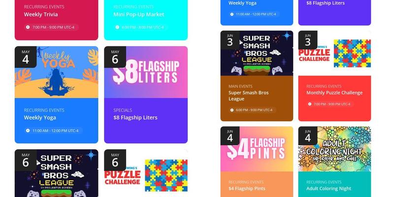 Hi-Wire Brewing RAD Beer Garden & Distribution Center Menu