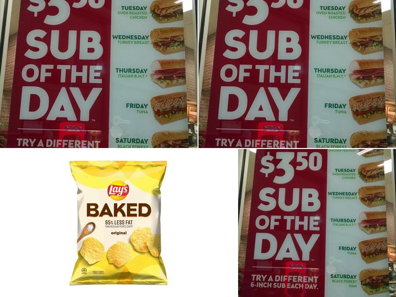 Subway Menu