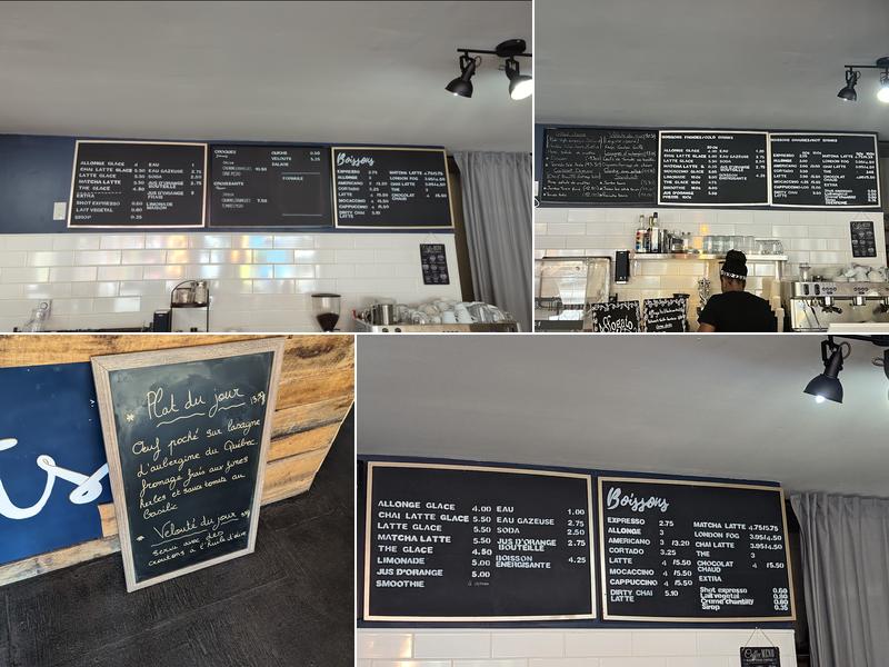 Les Écoeurants Menu