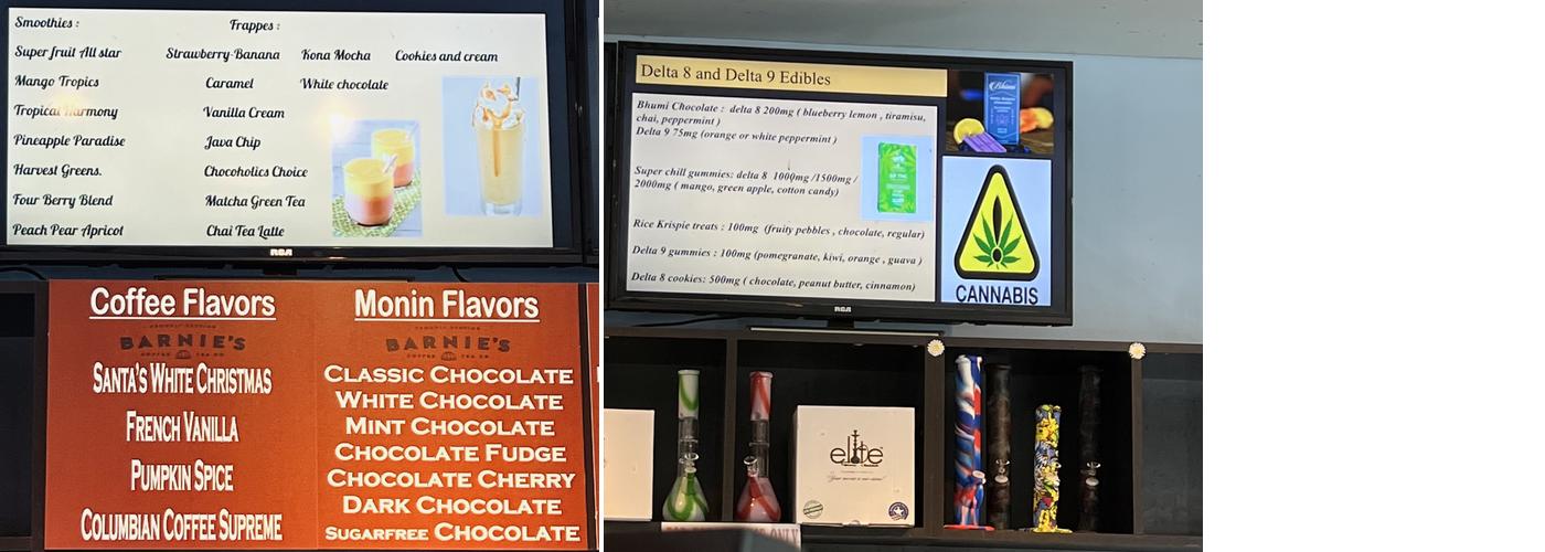 Star Coffee And Smoke Shop Menu