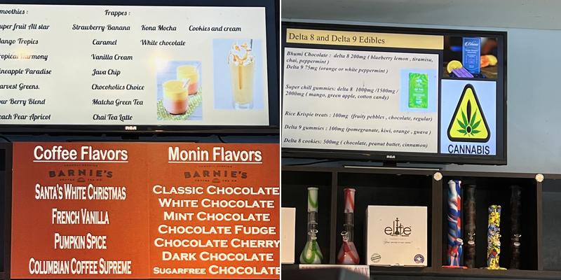 Star Coffee And Smoke Shop Menu