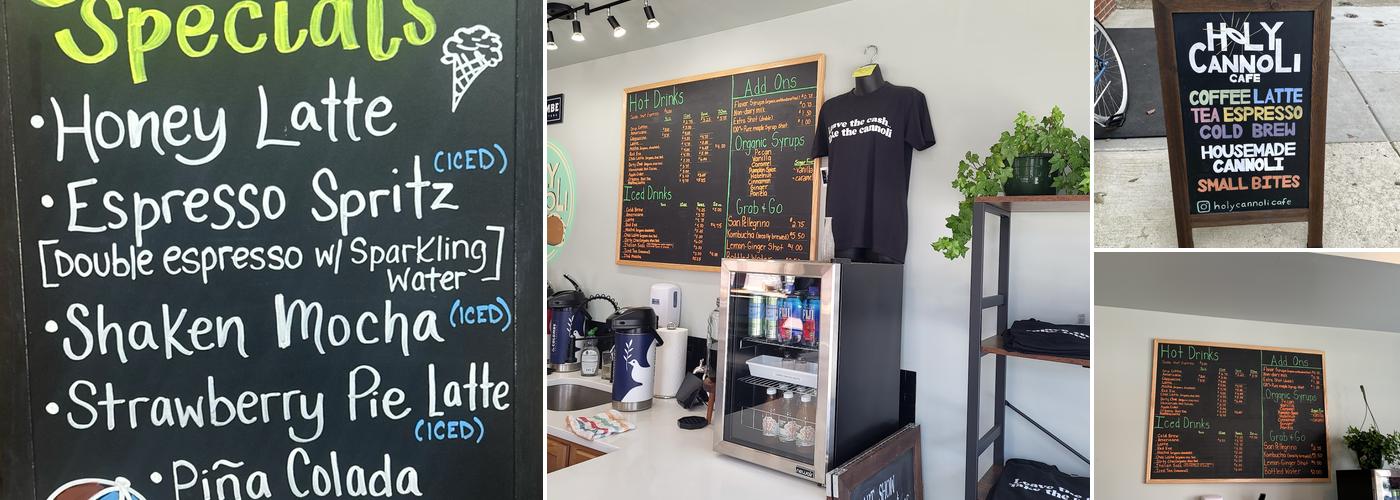 Holy Cannoli! Cafe Menu