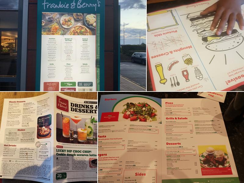Frankie & Benny's Menu