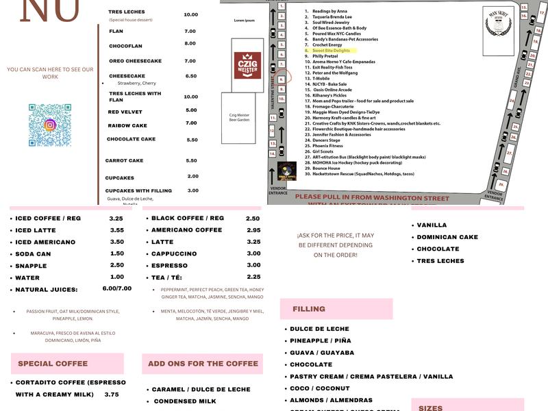 Sweet Bite Delights Menu