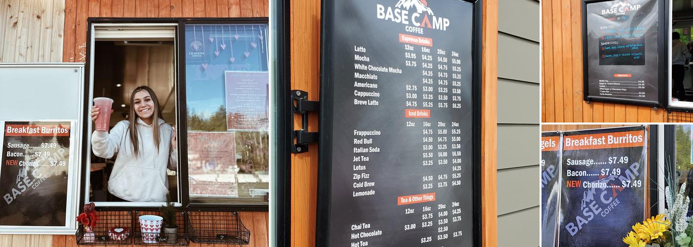 Base Camp Coffee Menu