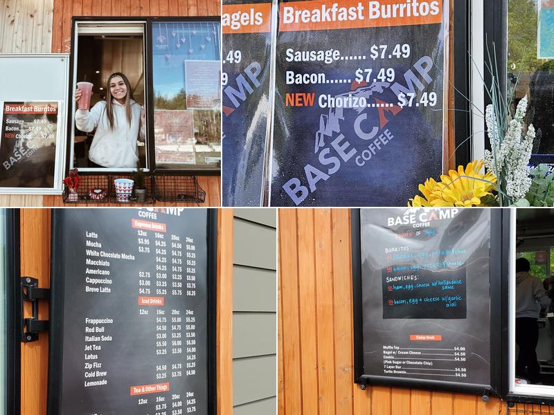 Base Camp Coffee Menu