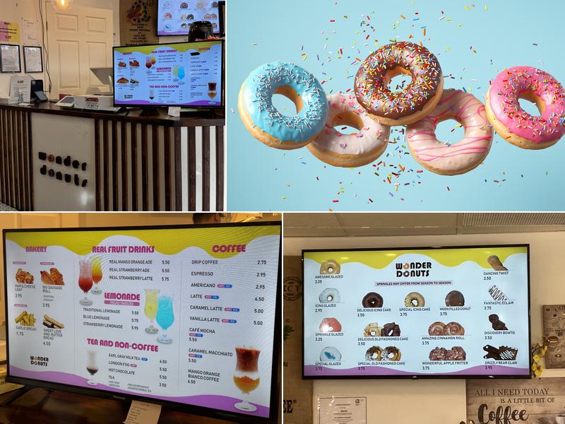 Wonder Donuts Menu