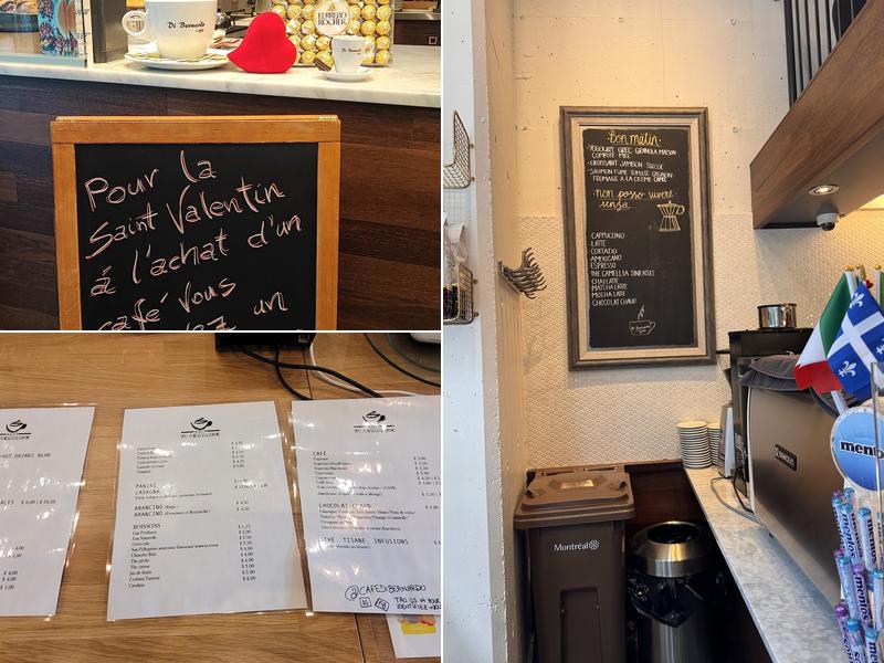 Café Di Bernardo Menu