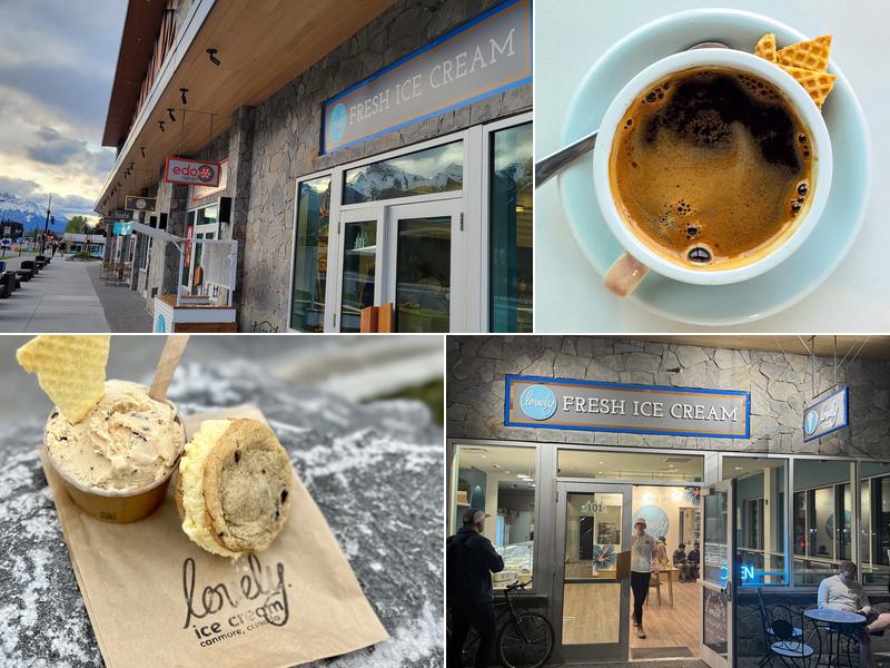 Lovely Ice Cream & Treats 300 Old Canmore Rd #101, Canmore