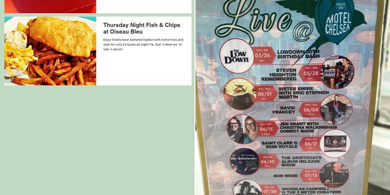 Oiseau Bleu Marché Café Menu