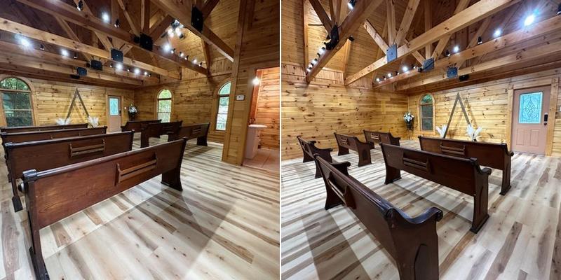 Say I do in the Smokies Wedding Chapel