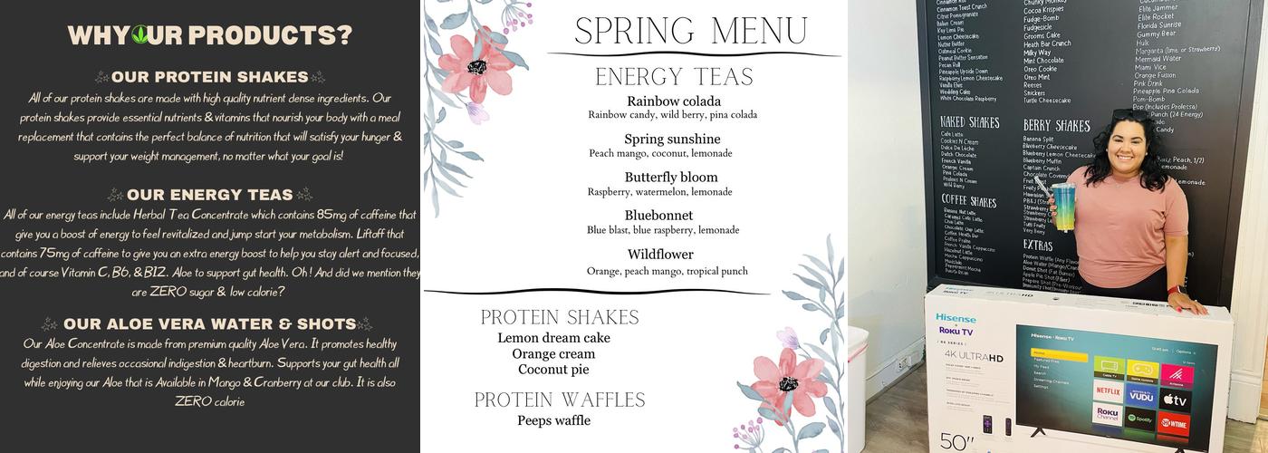 Elite Nutrition Menu