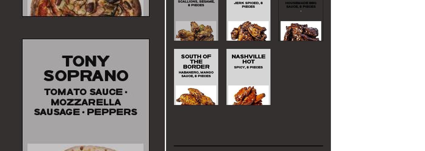 Jojo's Brick Oven Pizzeria Menu