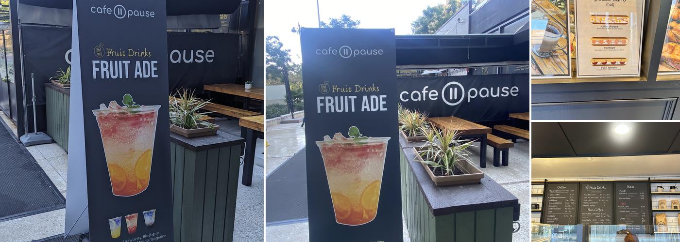 Cafe Pause LA Menu