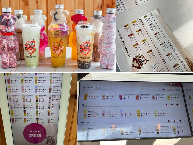 Romeo Tea Menu