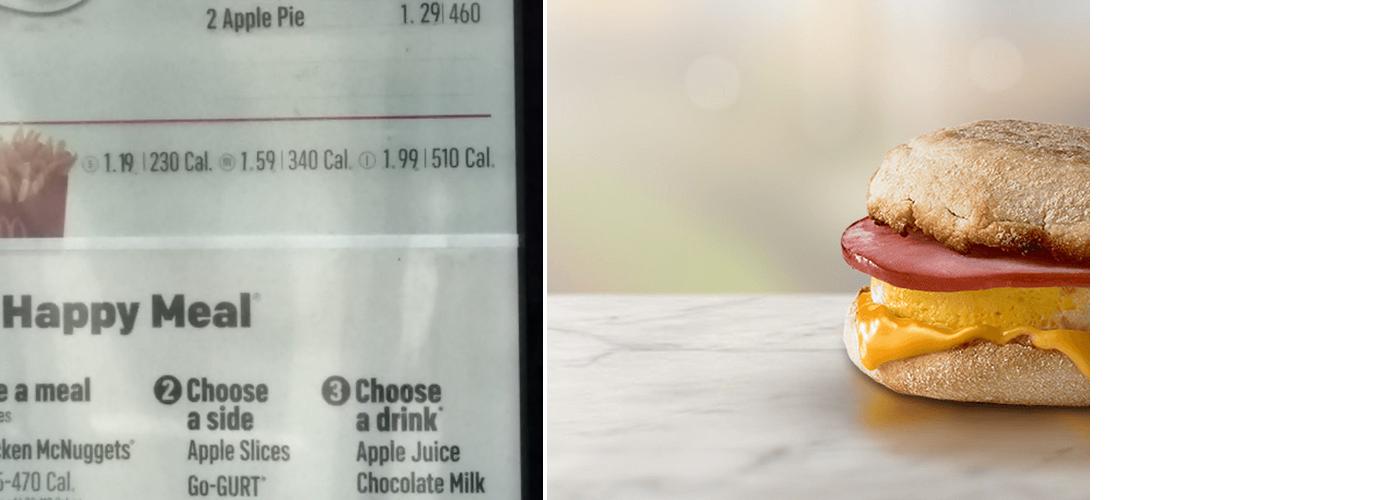 McDonald's Menu