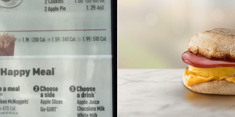 McDonald's Menu