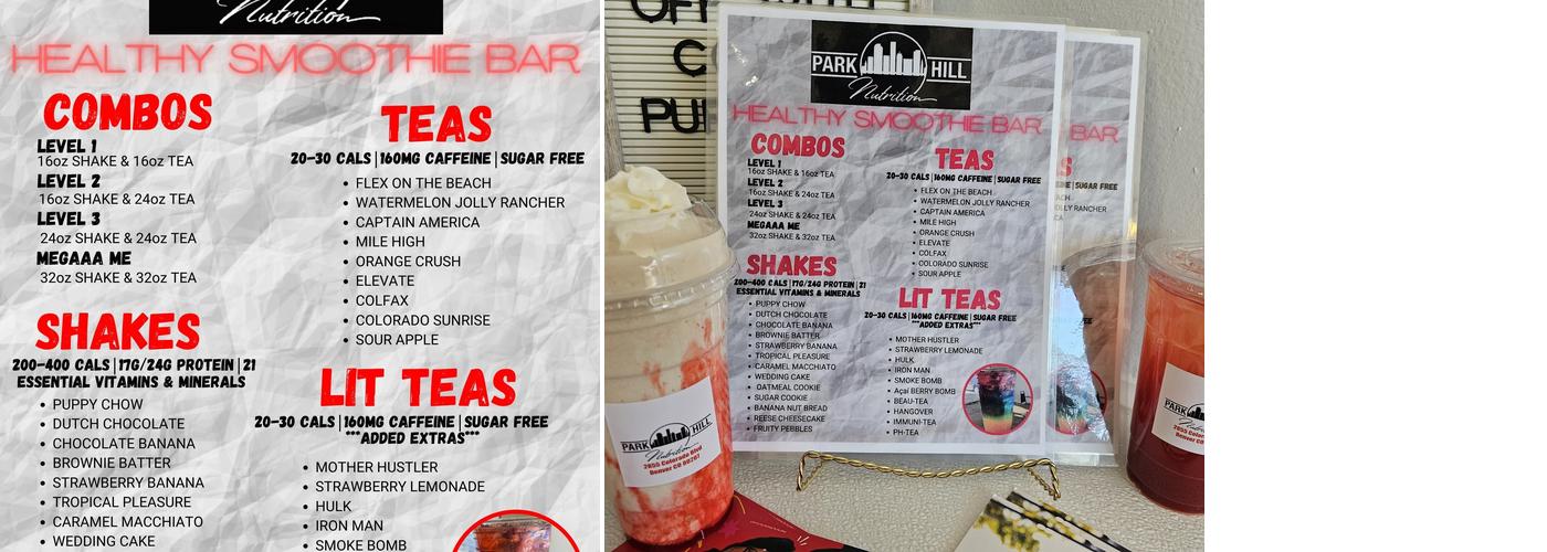 Park Hill Nutrition Menu