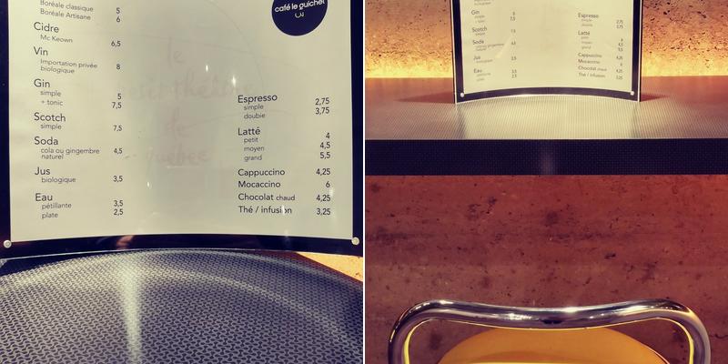 Café Le Guichet Menu