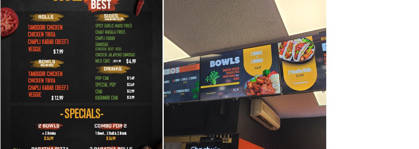 Chachu's Menu
