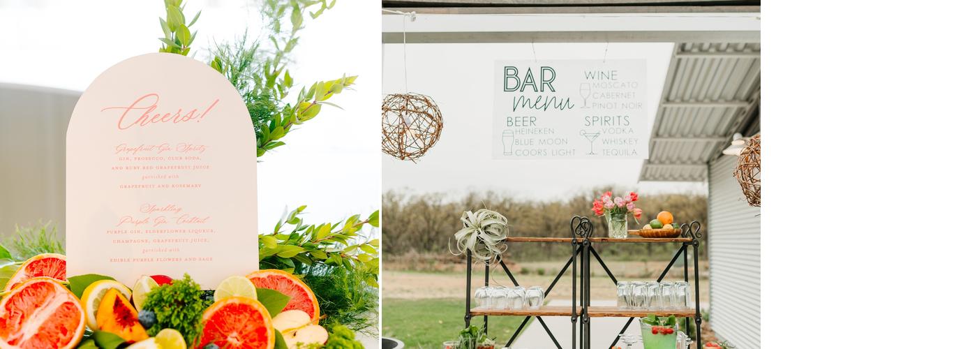 Blue Label Bartending Menu