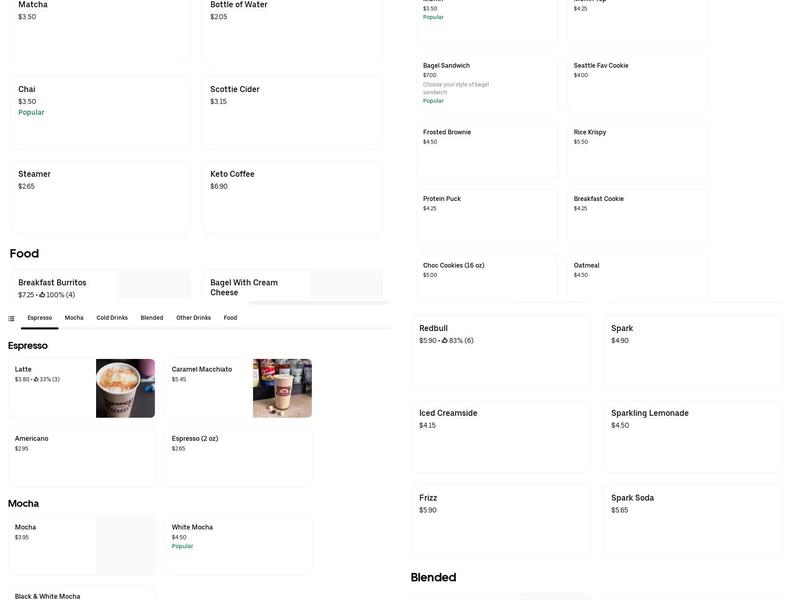 Diedrich Espresso Sedro Woolley Cook Rd Menu