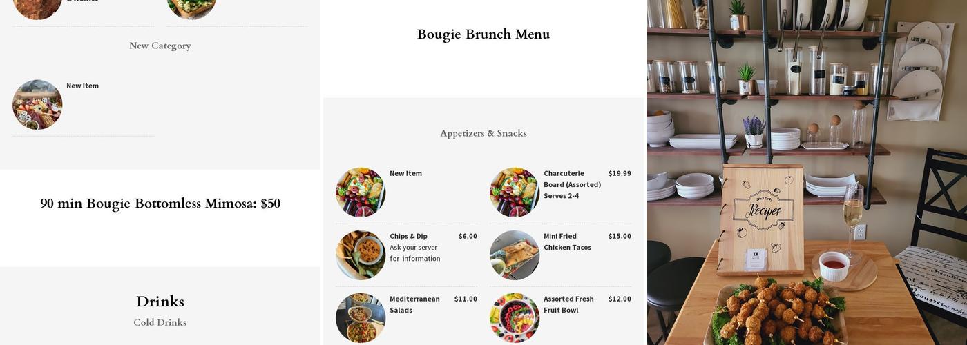 ChicEats Menu
