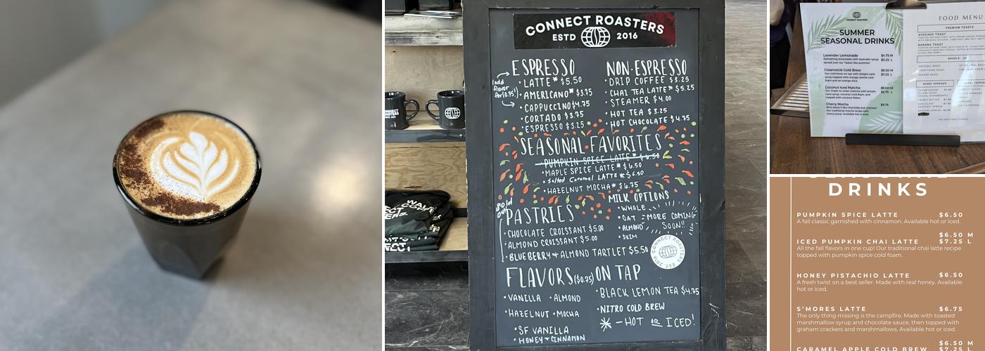 Connect Roasters Menu