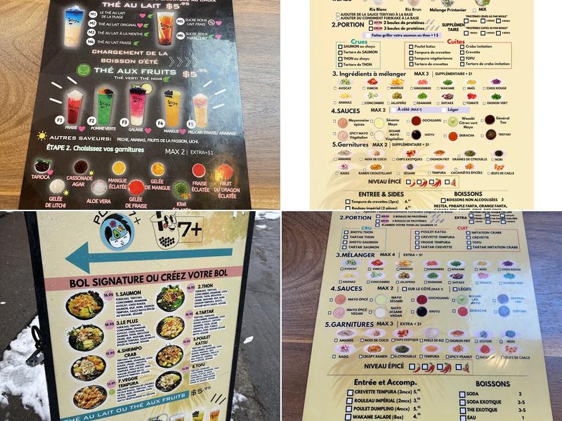 Poke 7+ Menu