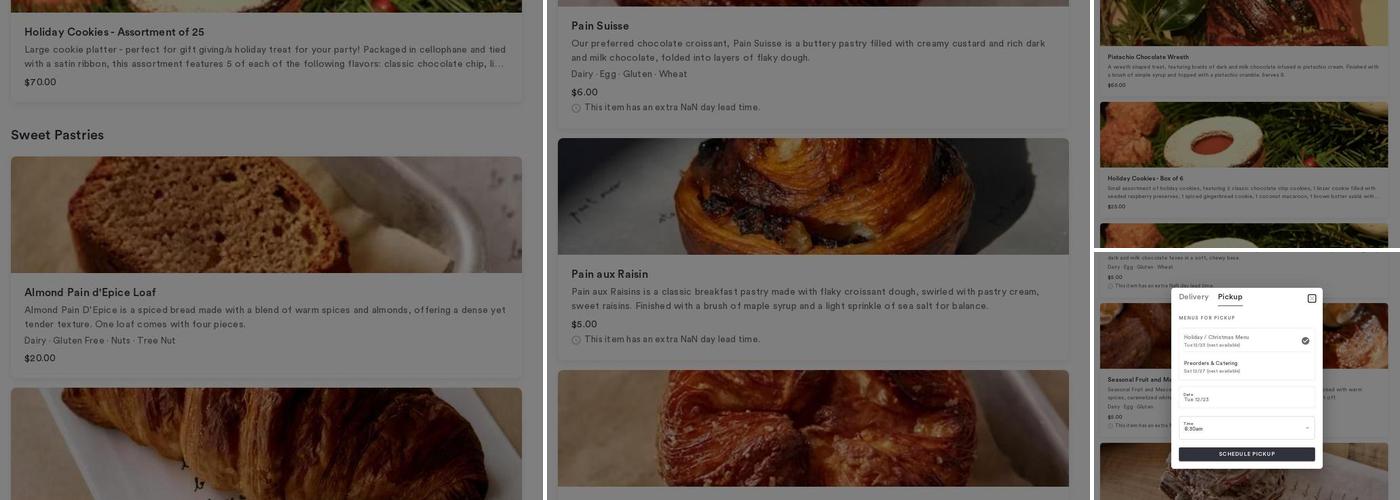 Laurel Bakery Menu